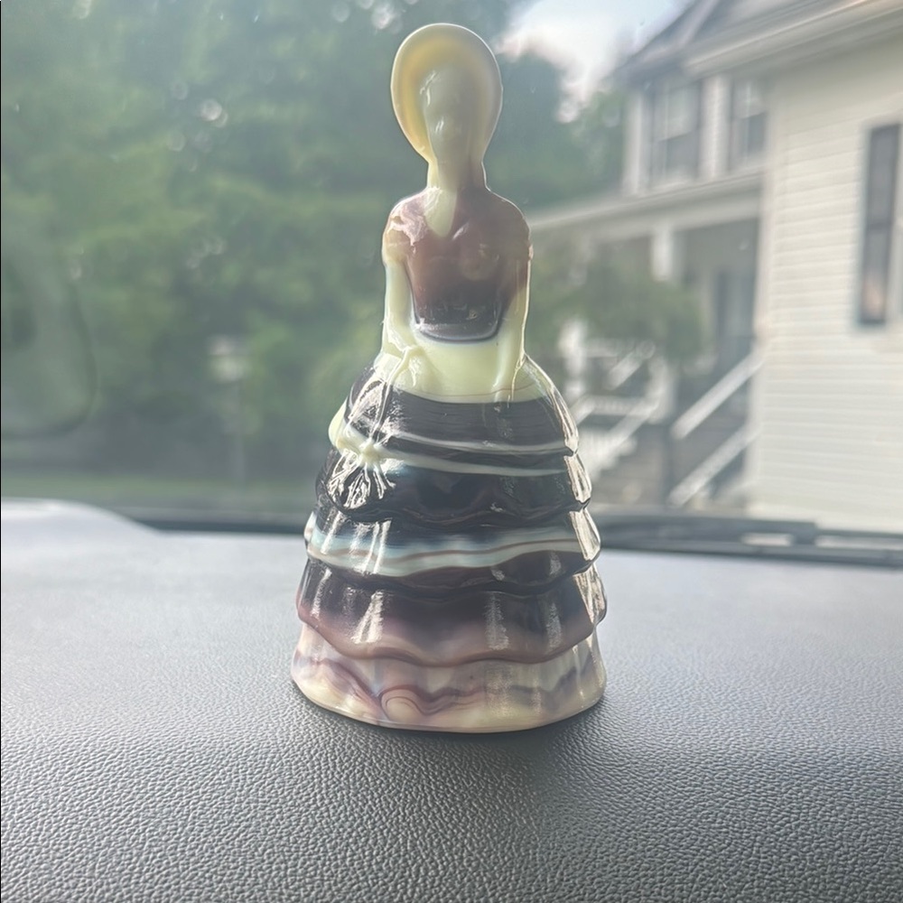 Slag Figurine with Multicolor Layers